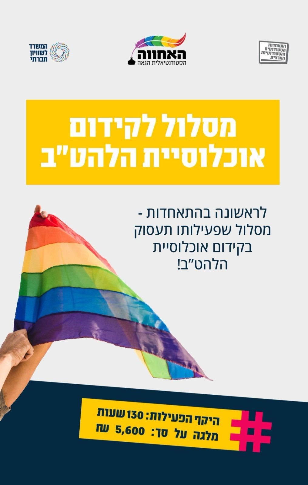 דגל הגאווה אוכלוסיית הלהטב