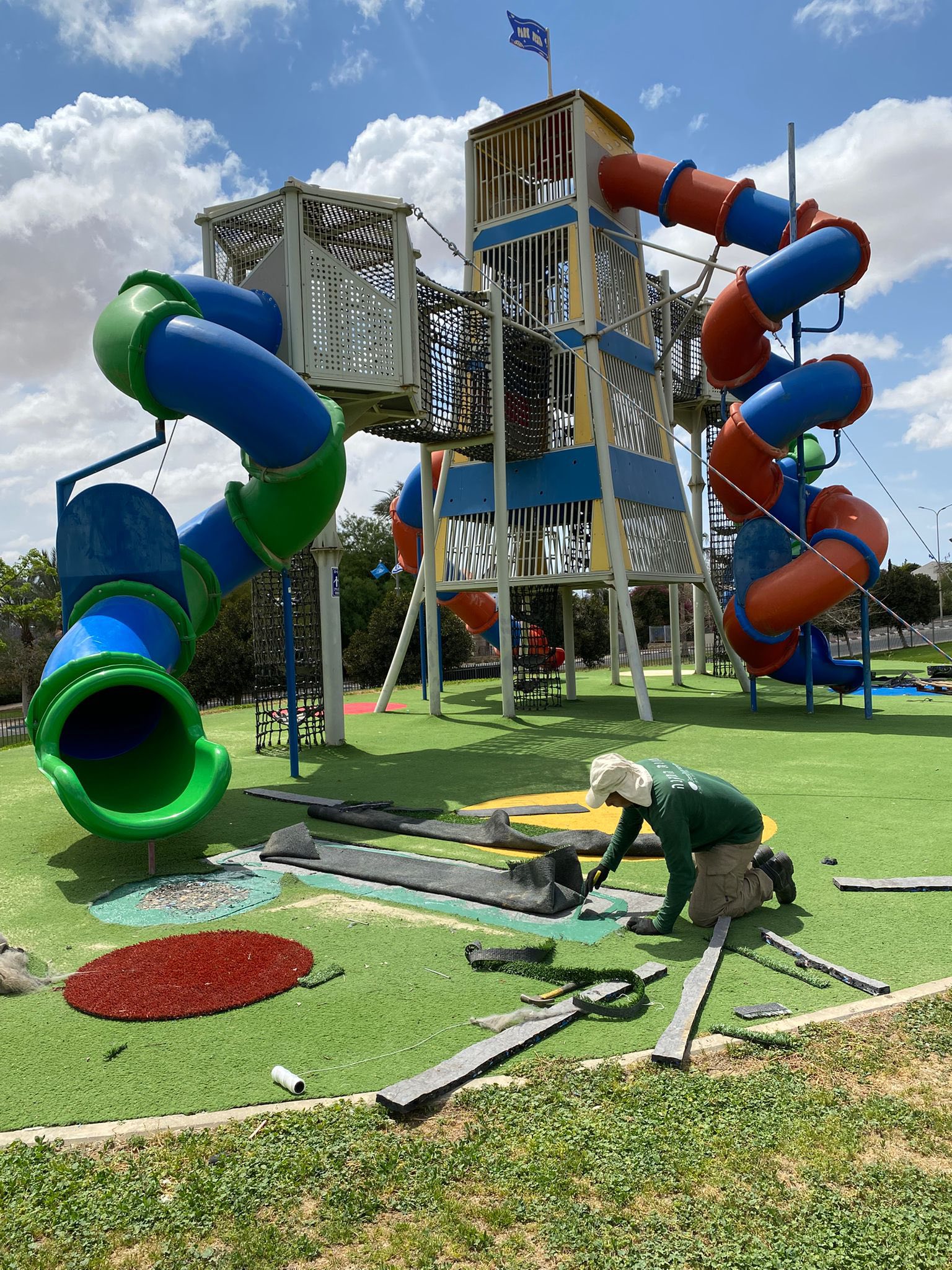 עבודות בפארק הציפורים