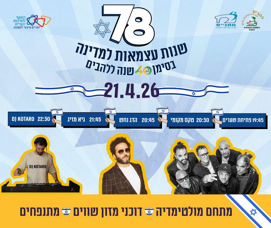 ערב יום העצמאות בלהבים 21.4.2026